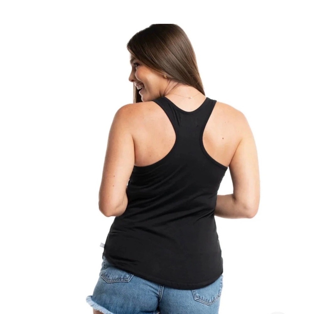1X - Tipsy Elves Were Drankin Racerback‎ Tank Top Black Plus Size 1X Graphic Tee - Picture 2 of 4